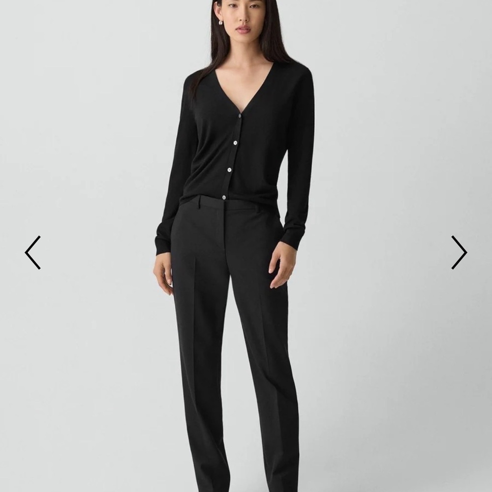 NWT Theory Treeca Full Length Pant in Good Wool